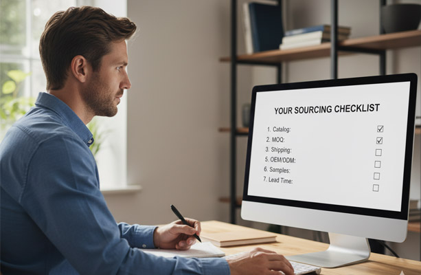 A checklist graphic for vetting suppliers