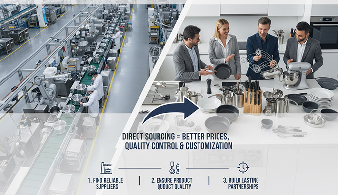 Kitchenware manufacturing and sourcing process