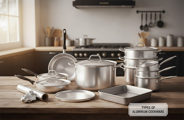 aluminum cookware types wholesale market
