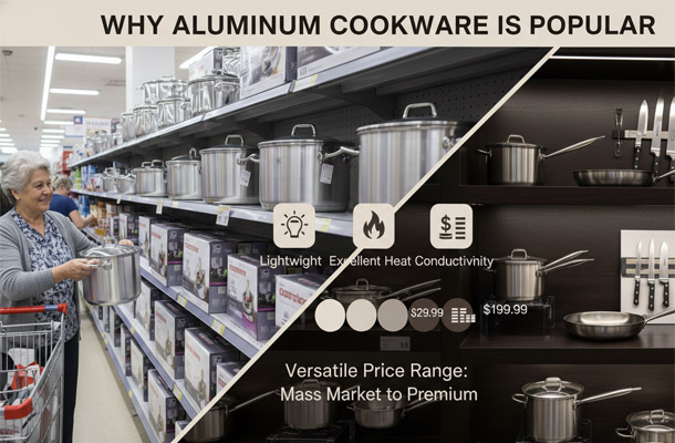 why aluminum cookware popular wholesale