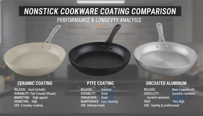 Nonstick coating performance comparison