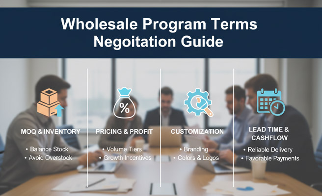 Wholesale program terms negotiation guide