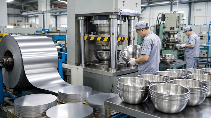 stainless steel mixing bowl forming process